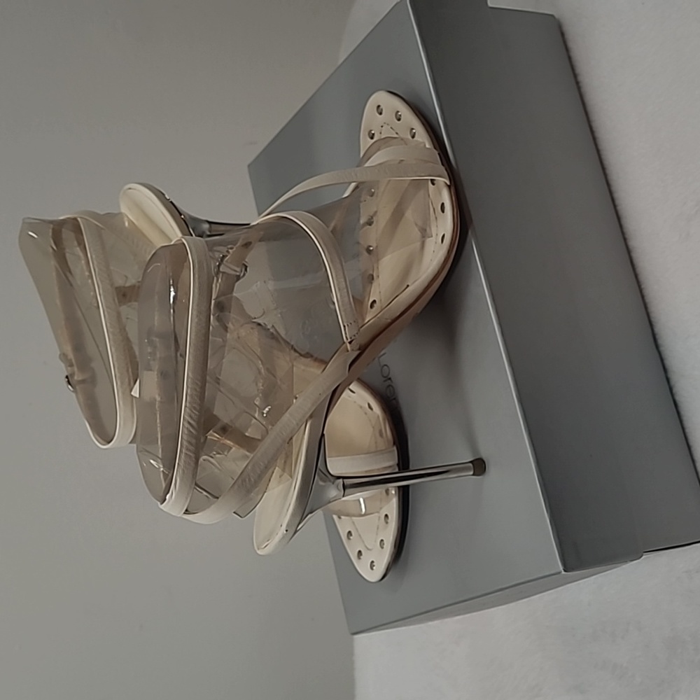 Women's Gianmarco Lorenzi White Sandle - Picture 10 of 11